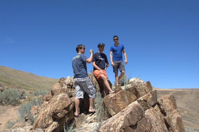 2014-08-15 12:54:31 ** Antelope Island, Manuel, Marc, Robin, Utah ** 