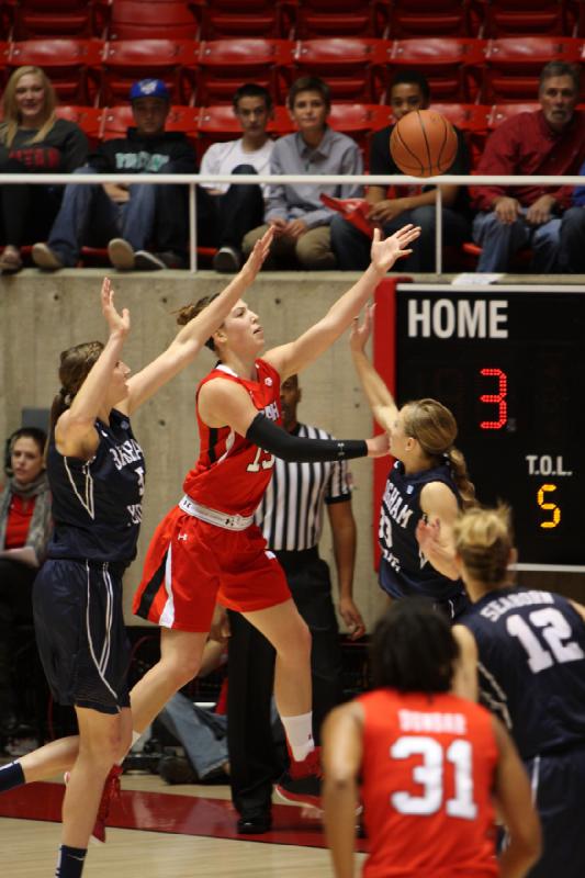 2012-12-08 15:09:41 ** Basketball, BYU, Ciera Dunbar, Damenbasketball, Michelle Plouffe, Utah Utes ** 