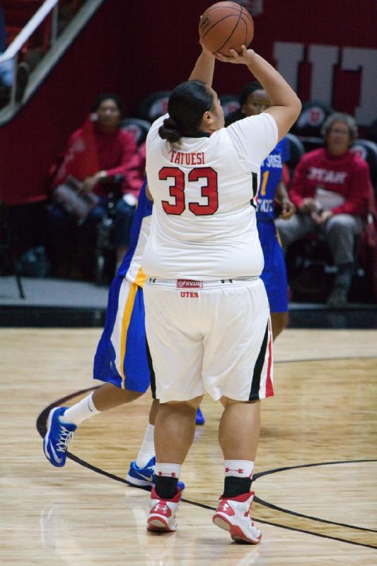 2014-11-14 17:17:51 ** Basketball, Damenbasketball, Joeseta Fatuesi, San Jose State, Utah Utes ** 