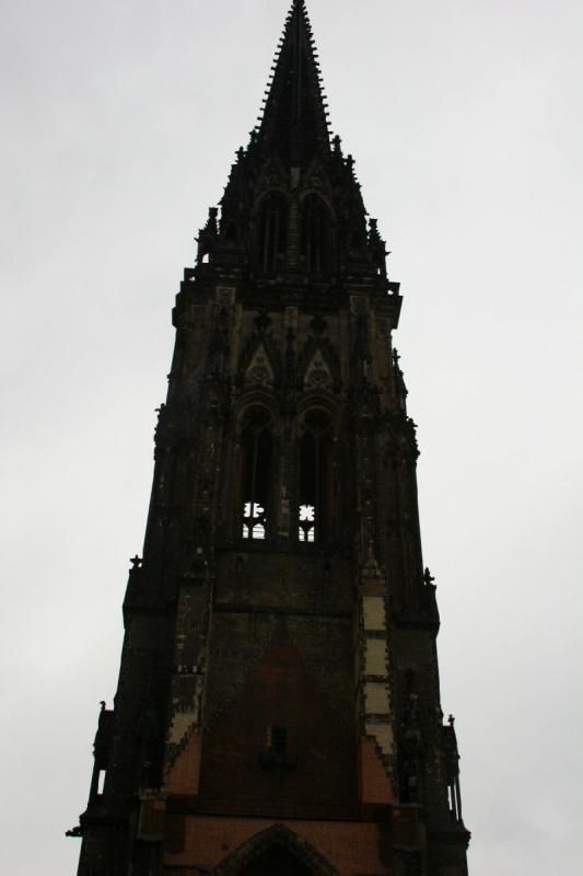 2006-11-25 12:07:02 ** Germany, Hamburg, St. Nikolai ** Church tower.