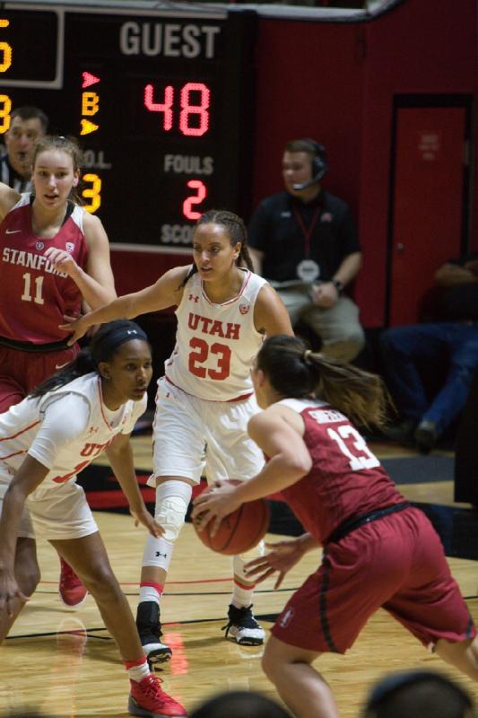 2017-01-13 19:16:56 ** Basketball, Daneesha Provo, Erika Bean, Stanford, Utah Utes, Women's Basketball ** 