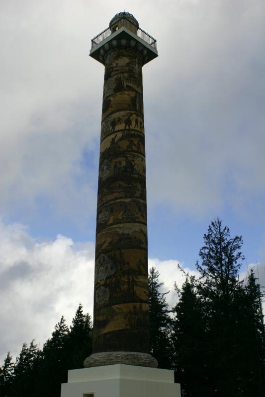 2006-01-28 14:15:22 ** Astoria, Oregon ** Die Säule war leider für Besucher an diesem Tag wegen Arbeiten an der Elektrik nicht zugänglich.