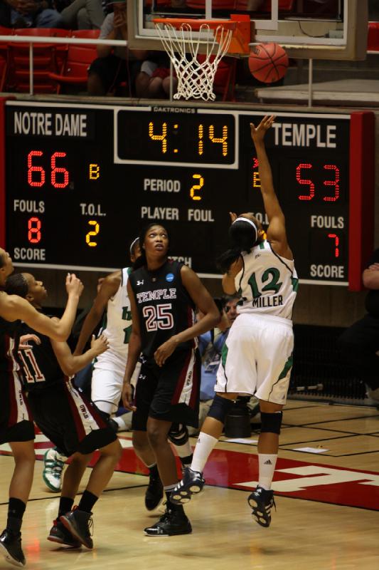 2011-03-21 21:22:32 ** Basketball, Notre Dame, Temple, Women's Basketball ** 