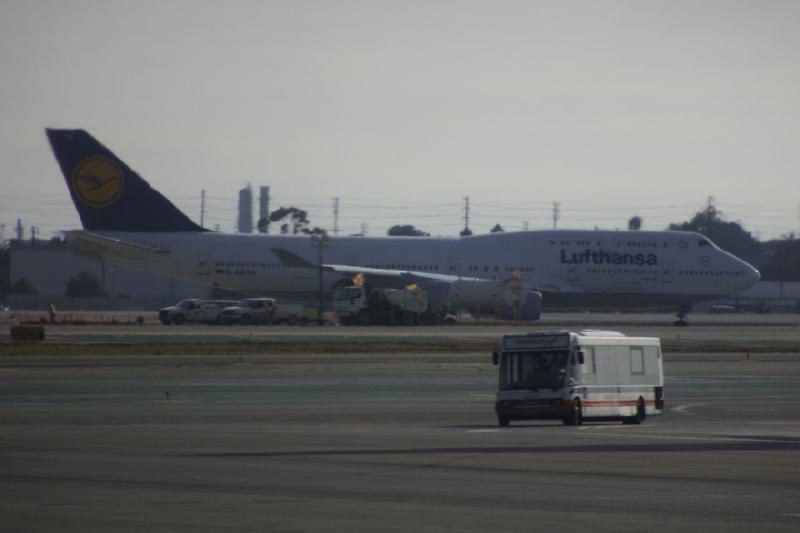 2007-10-14 16:16:42 ** Kalifornien ** Boeing 747 der Lufthansa.