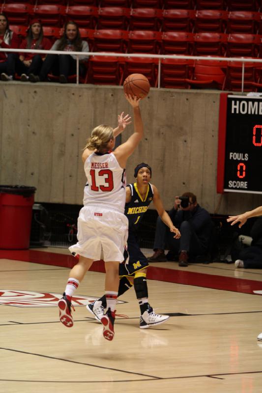 2012-11-16 16:31:01 ** Basketball, Michigan, Rachel Messer, Utah Utes, Women's Basketball ** 