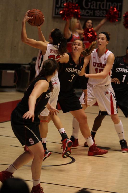 2014-01-10 19:26:13 ** Basketball, Damenbasketball, Danielle Rodriguez, Michelle Plouffe, Stanford, Utah Utes ** 