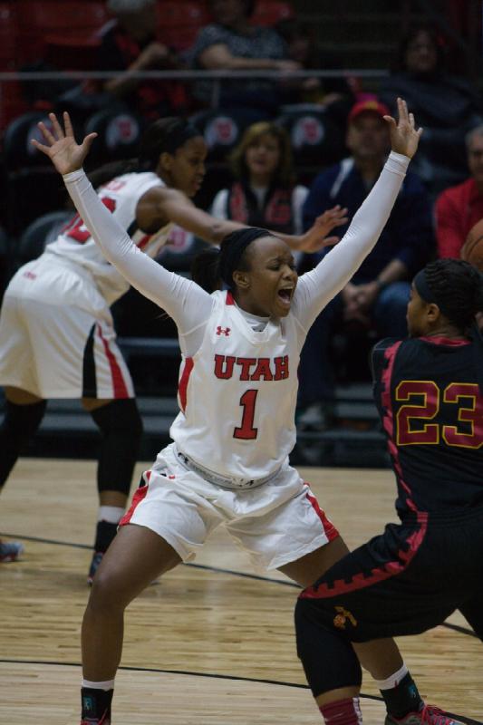 2015-01-11 12:22:10 ** Basketball, Damenbasketball, Gabrielle Bowie, Tanaeya Boclair, USC, Utah Utes ** 