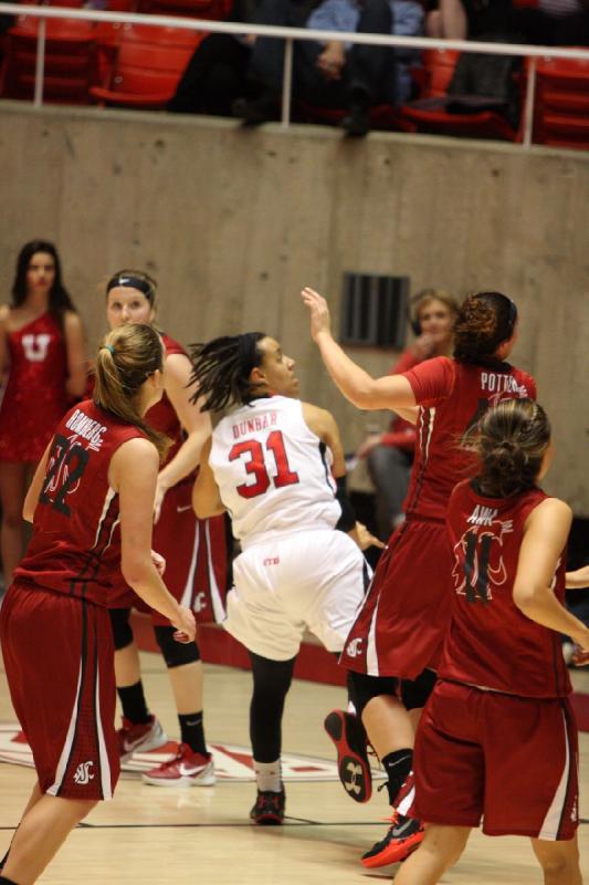 2014-02-14 19:35:39 ** Basketball, Ciera Dunbar, Utah Utes, Washington State, Women's Basketball ** 
