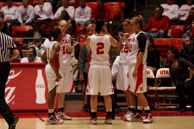 2010-01-16 16:40:54 ** Basketball, Damenbasketball, Halie Sawyer, Janita Badon, Josi McDermott, Kalee Whipple, Taryn Wicijowski, UNLV, Utah Utes ** 