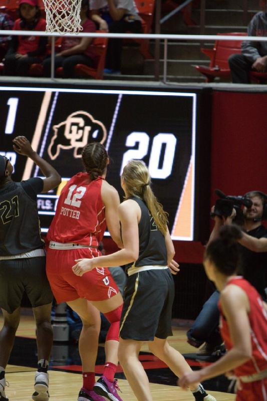 2018-02-01 19:36:22 ** Basketball, Colorado, Damenbasketball, Emily Potter, Tori Williams, Utah Utes ** 