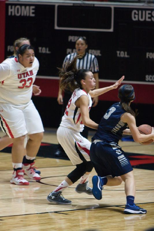 2014-12-03 18:52:00 ** Basketball, Damenbasketball, Danielle Rodriguez, Joeseta Fatuesi, Utah State, Utah Utes ** 