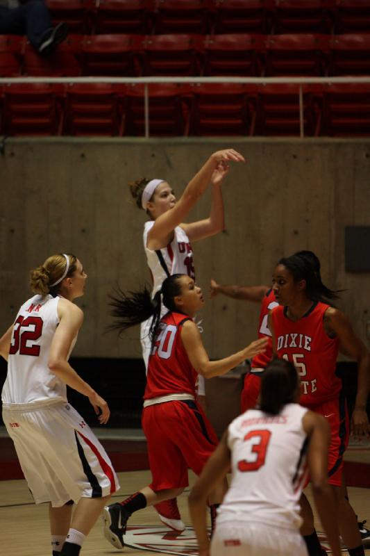 2011-11-05 17:31:08 ** Basketball, Diana Rolniak, Dixie State, Iwalani Rodrigues, Michelle Plouffe, Utah Utes, Women's Basketball ** 