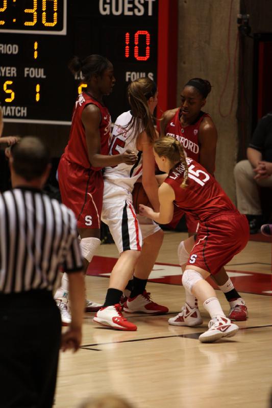 2012-01-12 19:10:05 ** Basketball, Michelle Plouffe, Stanford, Utah Utes, Women's Basketball ** 