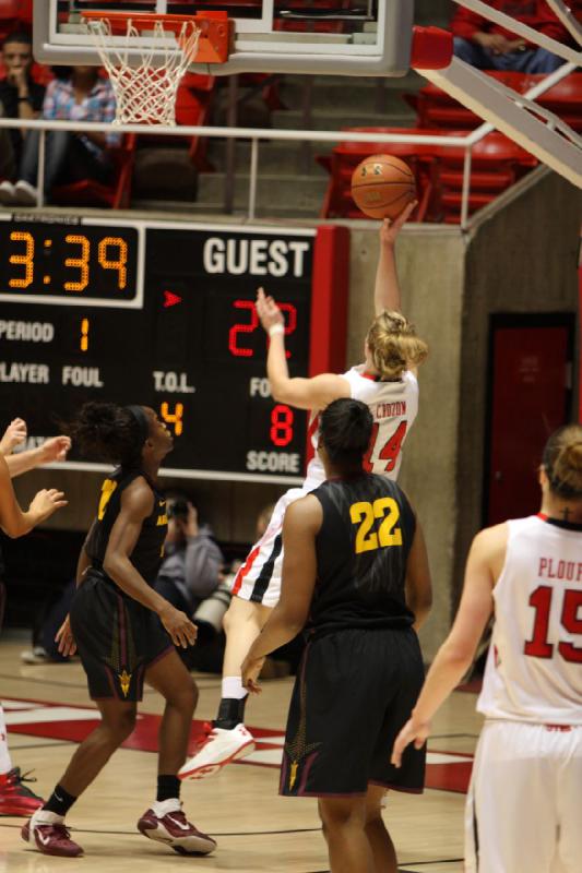 2013-01-20 15:33:59 ** Arizona State, Basketball, Damenbasketball, Michelle Plouffe, Paige Crozon, Utah Utes ** 