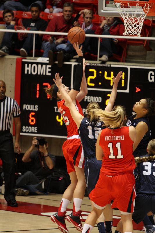 2012-12-08 15:35:17 ** Basketball, BYU, Michelle Plouffe, Taryn Wicijowski, Utah Utes, Women's Basketball ** 