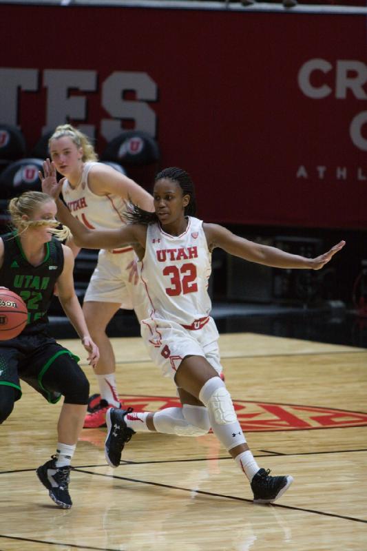 2016-11-19 18:35:46 ** Basketball, Damenbasketball, Paige Crozon, Tanaeya Boclair, Utah Utes, Utah Valley University ** 