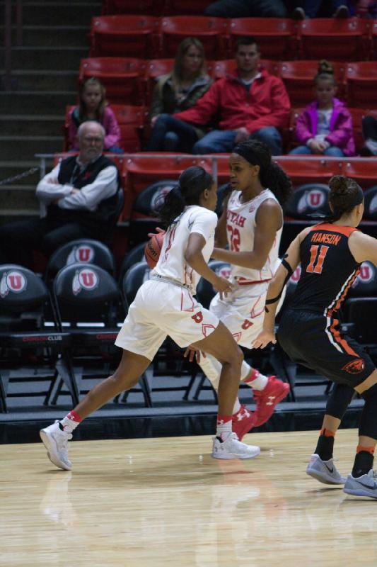 2017-02-19 14:05:06 ** Basketball, Damenbasketball, Erika Bean, Oregon State, Tanaeya Boclair, Utah Utes ** 