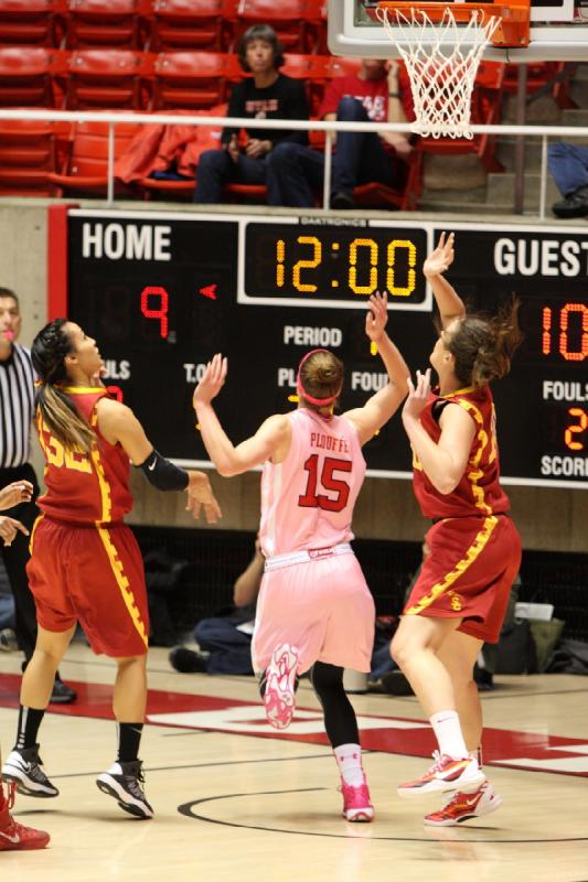 2014-02-27 19:15:15 ** Basketball, Damenbasketball, Michelle Plouffe, USC, Utah Utes ** 