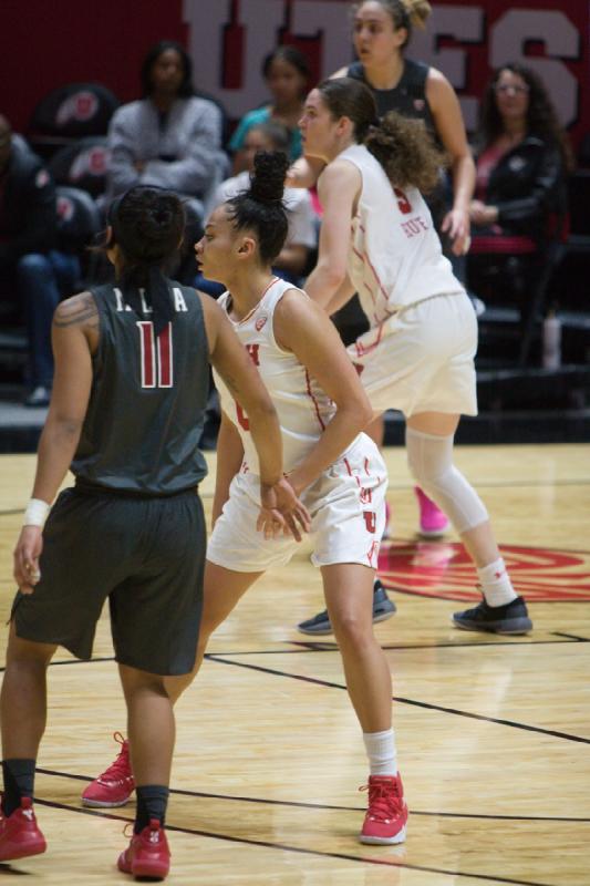 2019-02-24 13:10:56 ** Basketball, Kiana Moore, Megan Huff, Utah Utes, Washington State, Women's Basketball ** 