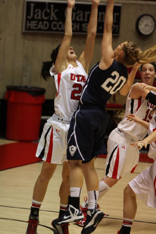 2012-11-01 19:12:04 ** Basketball, Chelsea Bridgewater, Concordia, Damenbasketball, Michelle Plouffe, Utah Utes ** 