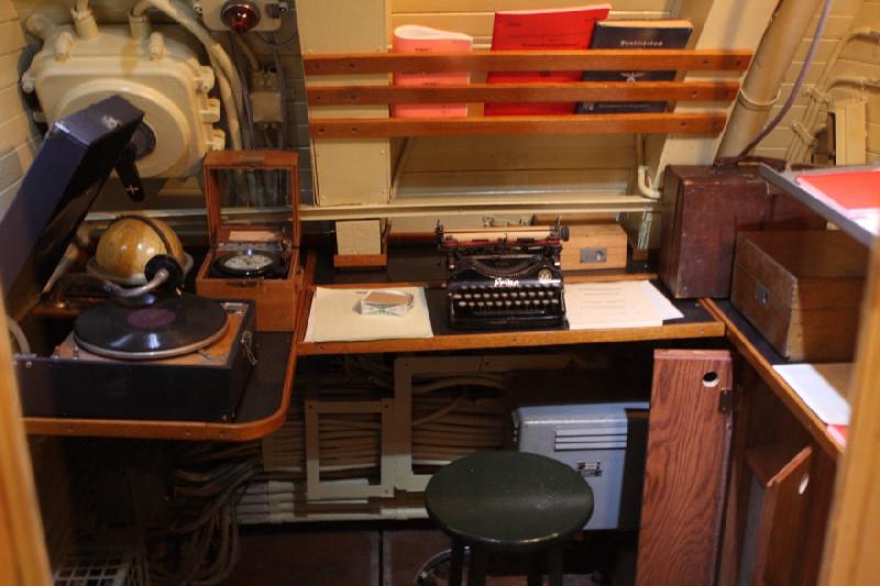 2014-03-11 10:09:28 ** Chicago, Illinois, Museum of Science and Industry, Submarines, Type IX, U 505 ** The radio room.