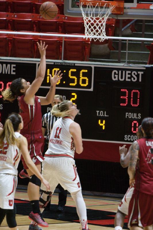 2015-02-15 13:03:58 ** Basketball, Damenbasketball, Danielle Rodriguez, Taryn Wicijowski, Utah Utes, Washington State ** 