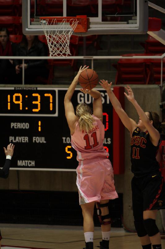 2012-01-28 14:59:56 ** Basketball, Damenbasketball, Taryn Wicijowski, USC, Utah Utes ** 