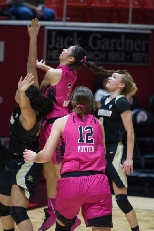2016-02-04 19:28:34 ** Basketball, Colorado, Damenbasketball, Emily Potter, Malia Nawahine, Utah Utes ** 