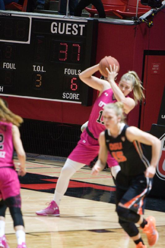 2015-02-22 13:14:12 ** Basketball, Damenbasketball, Danielle Rodriguez, Oregon State, Taryn Wicijowski, Utah Utes ** 