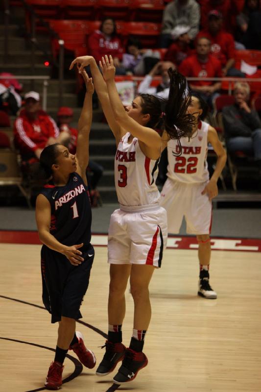 2014-01-26 16:24:51 ** Arizona, Basketball, Damenbasketball, Danielle Rodriguez, Malia Nawahine, Utah Utes ** 