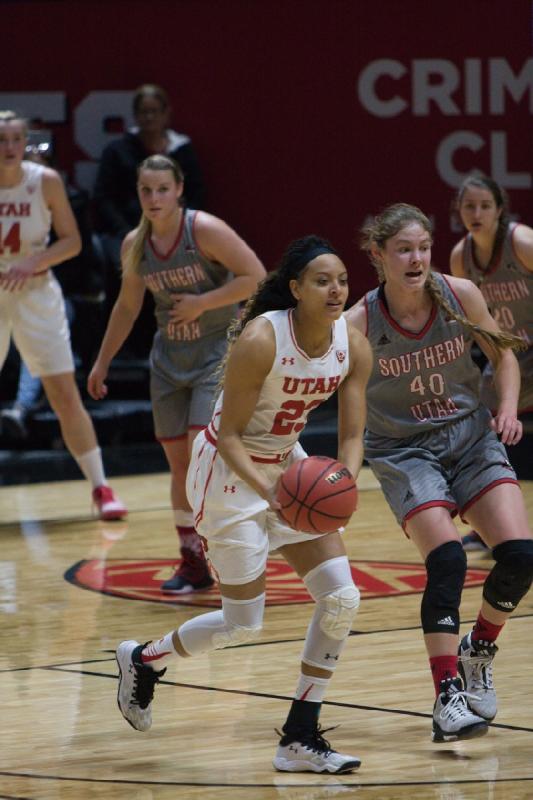 2016-11-30 19:09:34 ** Basketball, Damenbasketball, Daneesha Provo, Paige Crozon, Southern Utah, Utah Utes ** 