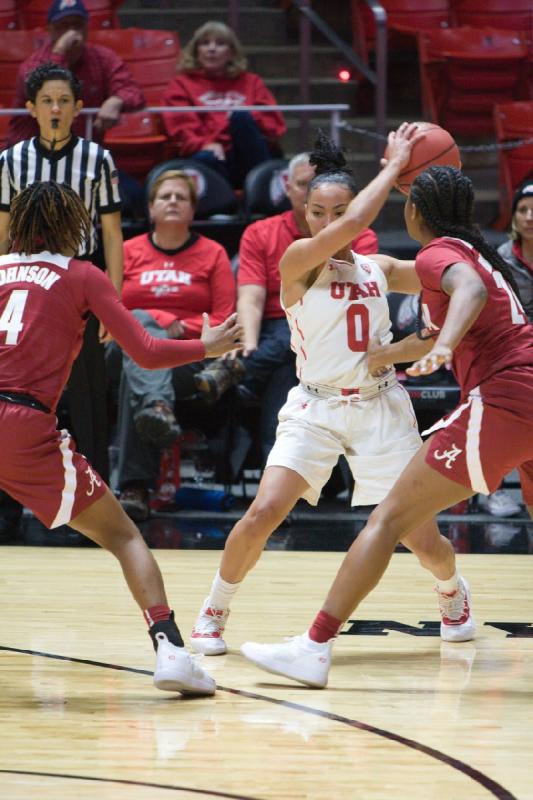 2018-11-13 20:12:22 ** Alabama, Basketball, Damenbasketball, Kiana Moore, Utah Utes ** 