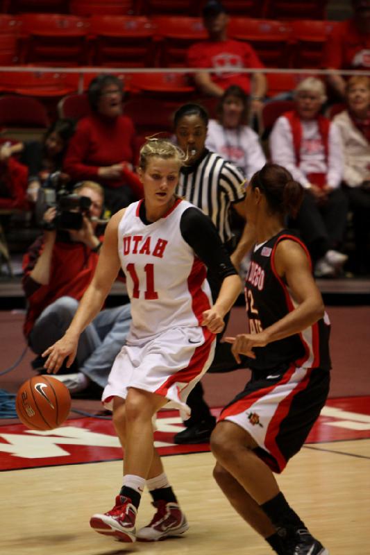 2010-02-21 15:43:02 ** Basketball, Damenbasketball, SDSU, Taryn Wicijowski, Utah Utes ** 