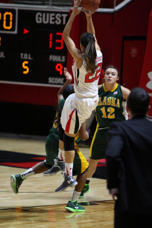 2014-11-05 19:25:57 ** Alaska Anchorage, Basketball, Damenbasketball, Danielle Rodriguez, Utah Utes ** 