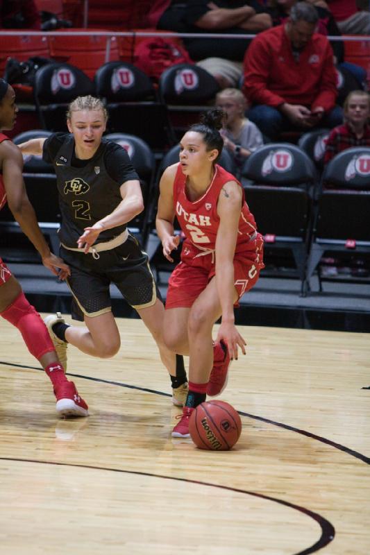 2018-02-01 20:17:06 ** Basketball, Colorado, Damenbasketball, Tanaeya Boclair, Tori Williams, Utah Utes ** 