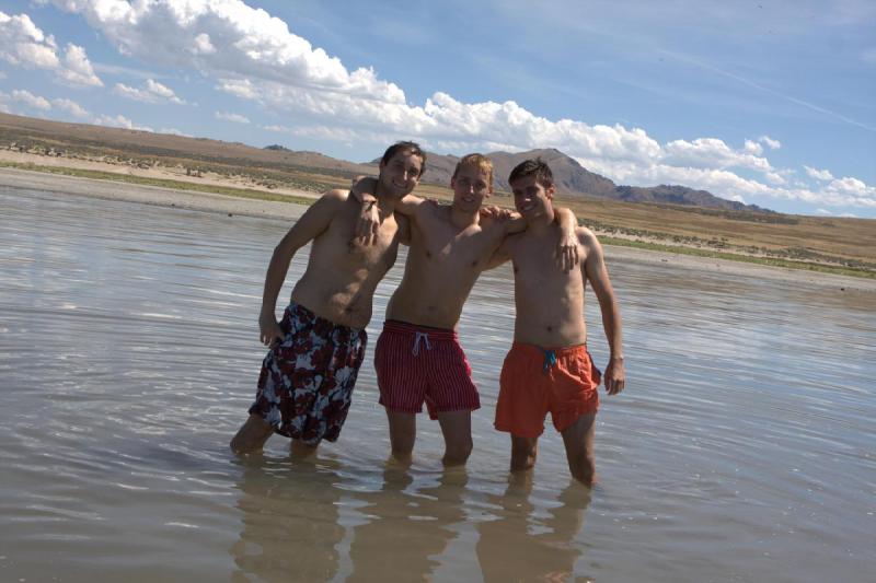 2014-08-15 15:16:26 ** Antelope Island, Manuel, Marc, Robin, Utah ** 