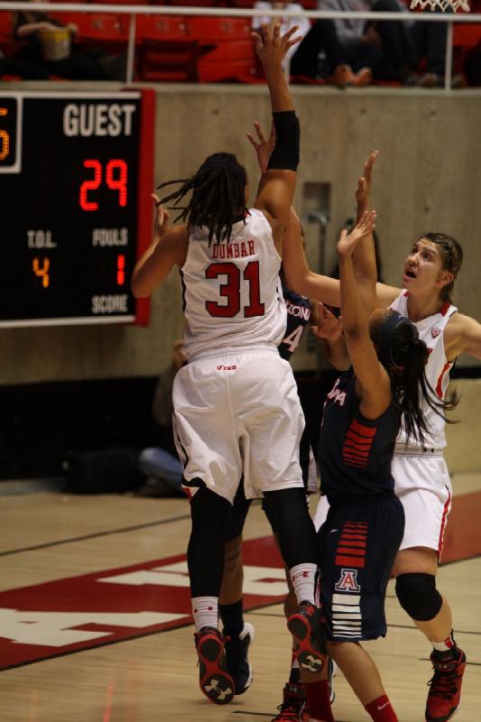 2014-01-26 16:00:27 ** Arizona, Basketball, Ciera Dunbar, Emily Potter, Utah Utes, Women's Basketball ** 