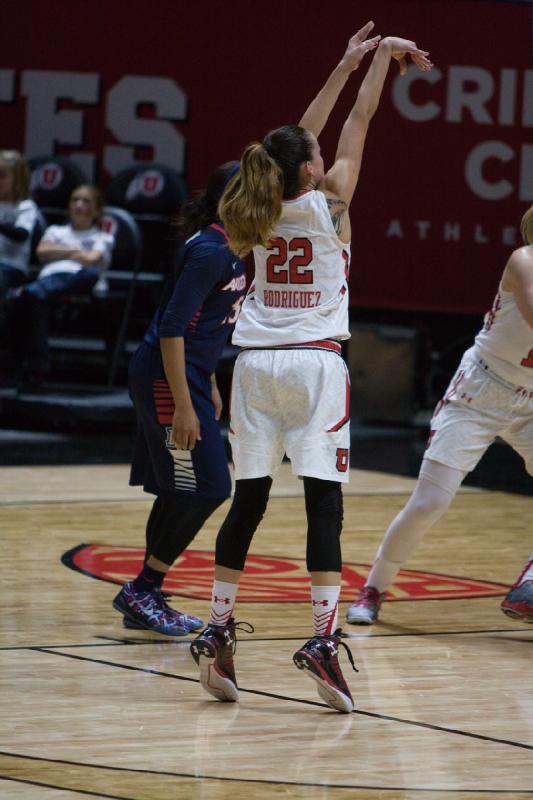 2015-01-30 19:30:36 ** Arizona, Basketball, Danielle Rodriguez, Taryn Wicijowski, Utah Utes, Women's Basketball ** 