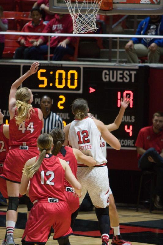 2015-11-13 18:01:15 ** Basketball, Emily Potter, South Dakota, Utah Utes, Women's Basketball ** 