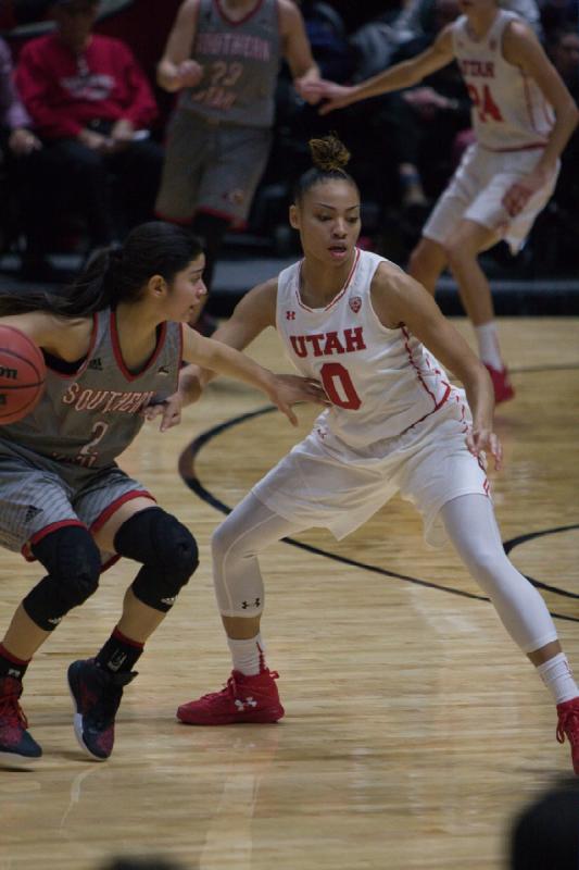 2016-11-30 20:16:54 ** Basketball, Kiana Moore, Southern Utah, Tilar Clark, Utah Utes, Women's Basketball ** 