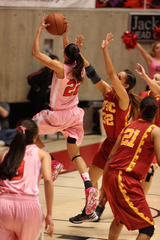 2014-02-27 20:16:39 ** Basketball, Damenbasketball, Danielle Rodriguez, Malia Nawahine, USC, Utah Utes ** 