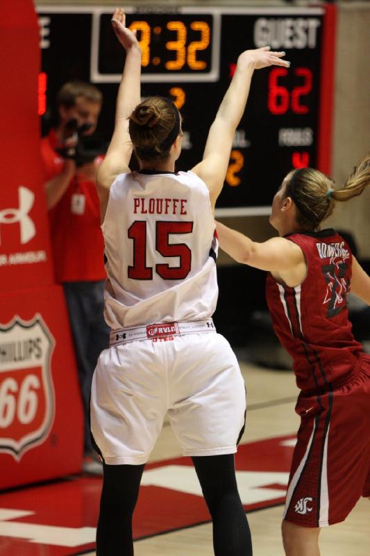 2014-02-14 20:16:49 ** Basketball, Michelle Plouffe, Utah Utes, Washington State, Women's Basketball ** 