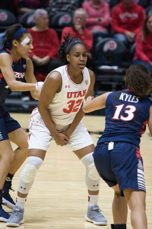 2017-12-29 19:44:02 ** Arizona, Basketball, Damenbasketball, Tanaeya Boclair, Utah Utes ** 