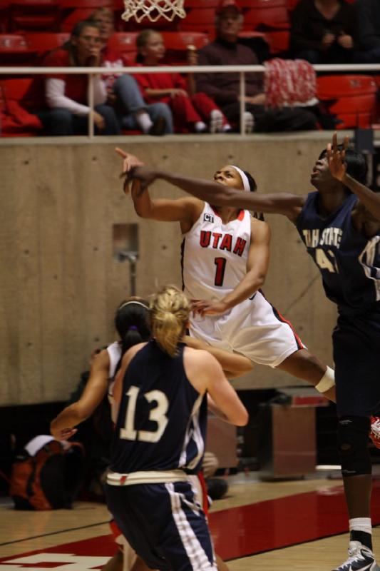 2011-01-01 16:02:13 ** Basketball, Damenbasketball, Iwalani Rodrigues, Janita Badon, Utah State, Utah Utes ** 