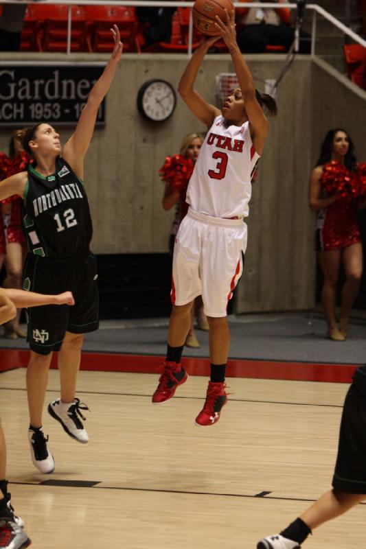 2012-12-29 16:09:05 ** Basketball, Damenbasketball, Iwalani Rodrigues, North Dakota, Utah Utes ** 