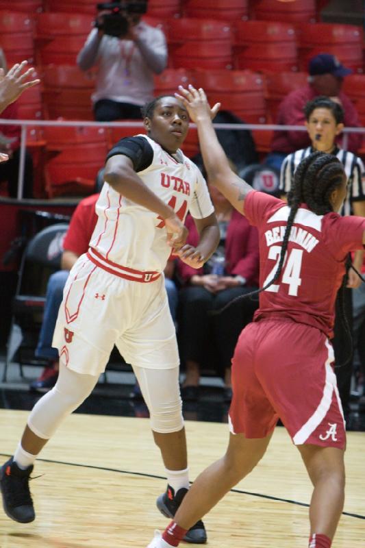 2018-11-13 20:09:50 ** Alabama, Basketball, Damenbasketball, Dre'Una Edwards, Utah Utes ** 