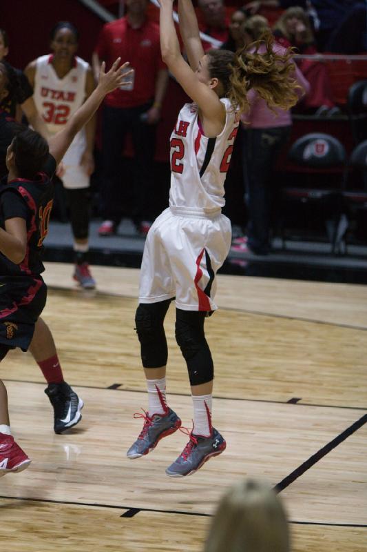 2015-01-11 13:16:02 ** Basketball, Damenbasketball, Danielle Rodriguez, Tanaeya Boclair, USC, Utah Utes ** 