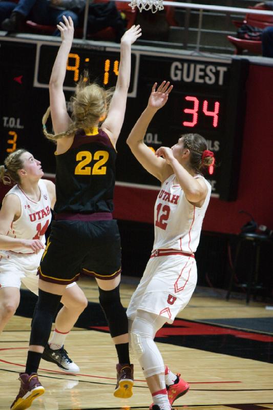 2017-01-06 20:05:14 ** Arizona State, Basketball, Emily Potter, Paige Crozon, Utah Utes, Women's Basketball ** 