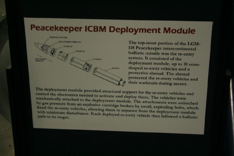 2007-04-08 14:12:32 ** Air Force, Hill AFB, Utah ** Beschreibung der ICBM LGM-118 'Peacekeeper'.