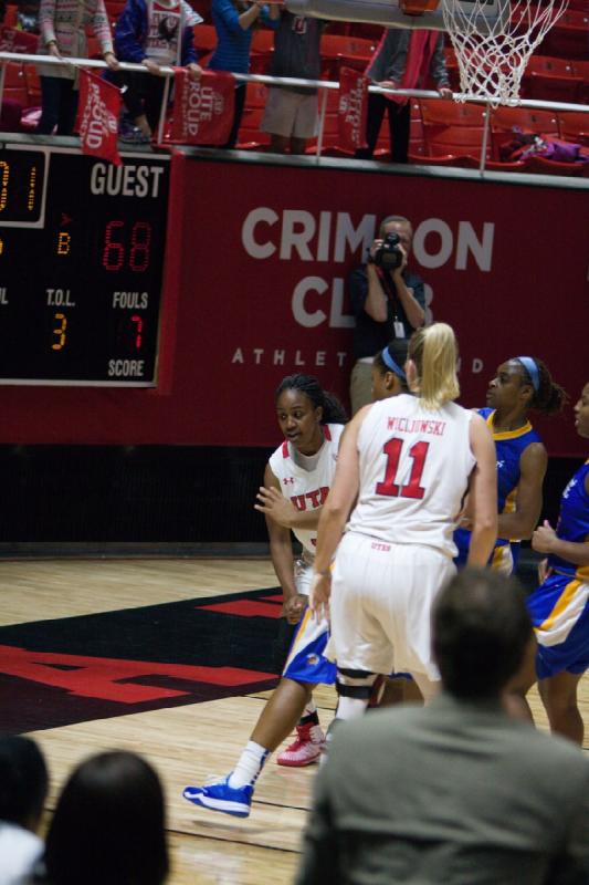 2014-11-14 18:30:57 ** Basketball, Damenbasketball, San Jose State, Tanaeya Boclair, Taryn Wicijowski, Utah Utes ** 